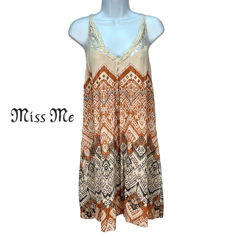 Miss Me Women’s Size Small Tuscan‎ Dream Sleeveless Boho Western Dress